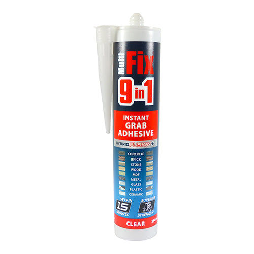 9 in 1 Instant Grab Adhesive - Clear 290ml