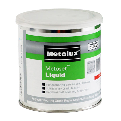 Metolux 2 Part Metoset Liquid Mortar - Grey 5kg