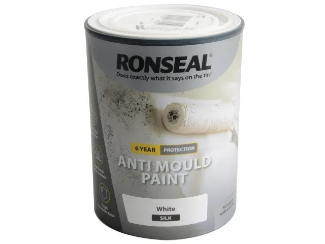 RSLAMPWS750 6 Year Anti Mould Paint White Silk 750ml