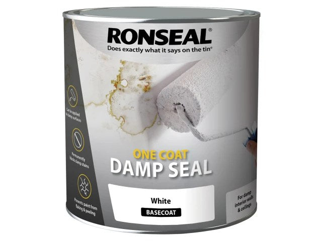 RSLOCDSW25L One Coat Damp Seal White 2.5 litre