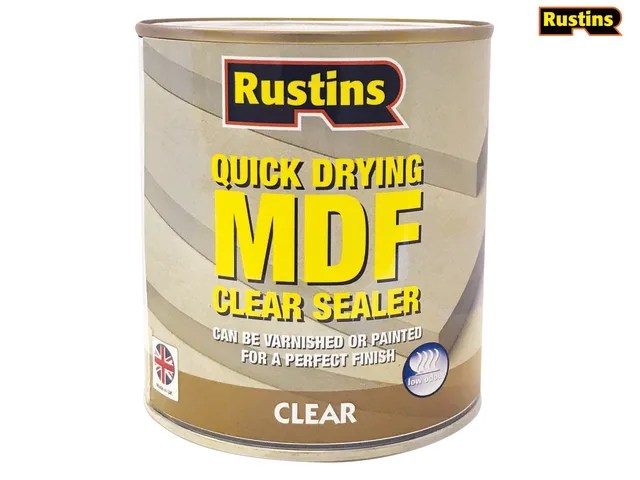RUSMDFCS250 Quick Drying MDF Sealer Clear 250ml