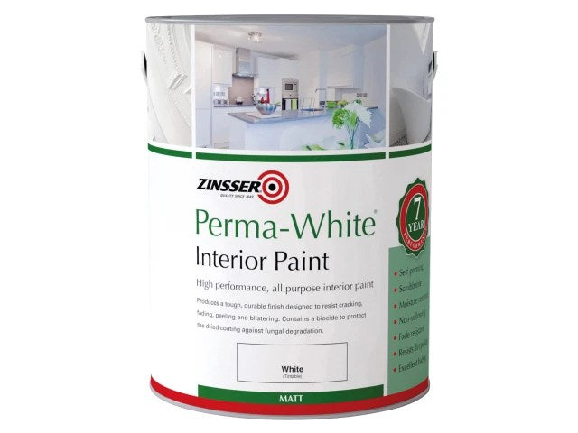 ZINPWES1L Perma-White® Interior Paint Matt 1 litre