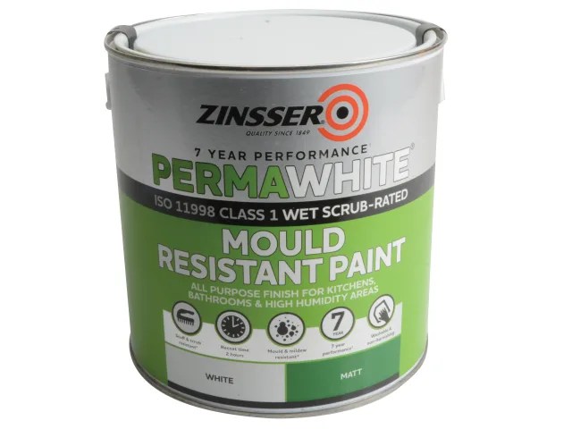 ZINPWES25L Perma-White® Interior Paint Matt 2.5 litre