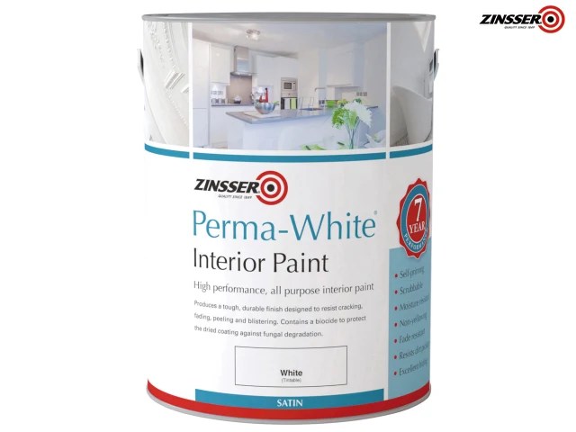 ZINPWIS25L Perma-White® Interior Paint Satin 2.5 litre