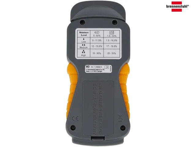 Brennenstuhl 1298680 9v Moisture Damp Detector Meter