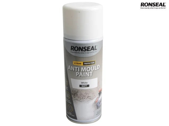 RSLQDAMAWM 6 Year Anti Mould Aerosol White Matt 400ml