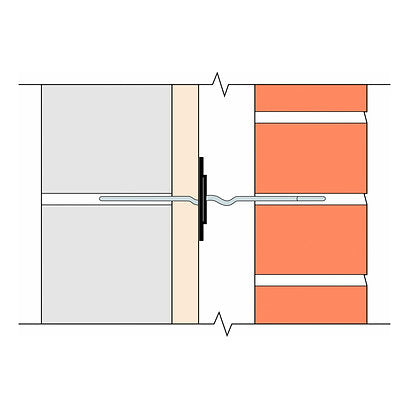 Type 2 Stainless Steel Wall Ties WTS2 - 250Nr